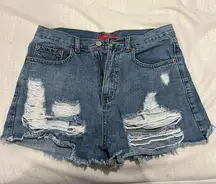 Caffeine jean shorts