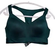 EUC SPYDER ACTIVE Forest Green Padded Racerback Sports Bra - Medium