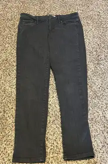 Calvin Klein Ankle Skinny Jeans Gray Stretch Denim Size‎ 8