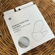 Lululemon Face Mask Double Strap‎ Gray NEW Breathable
