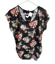 Sirenlily Maternity Black Blouse Size Med EUC #6532