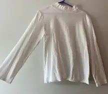 Thrifted White Turtle Neck