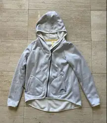 Lole Hoodie‎ Full Zip Fleece Jacket - Women's S light gray
