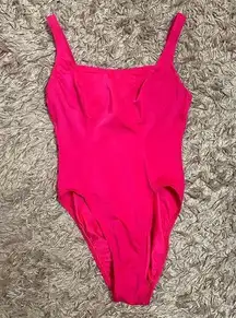 Jag | vintage 90’s neon pink one piece bathing suit