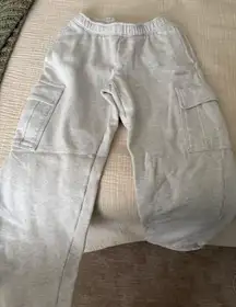 Grey Cargo Sweats 
