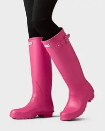 Pink Hunter Tall Boots