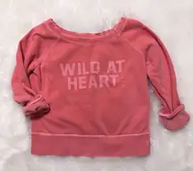 Pink Wild At Heart Sweatshirt