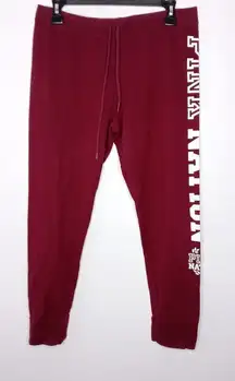 Pink Nation burgundy pants size medium