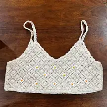 Crochet Flower Top size medium