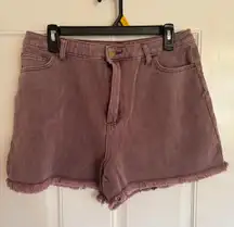 Large  Maroon Star Shorts