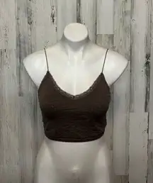 Aerie brown tank top