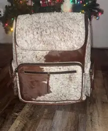 Authentic cowhide bag/diaper bag
