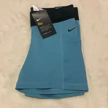 Teal  Pro Shorts With Side Pockets