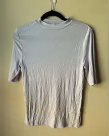 A New Day Women’s Neck Tops Stretch Tee Shirt Lightweight Basic Summer Tee