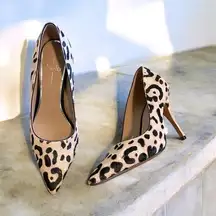 NWOT Linea Paolo PAYTON II Essential Stiletto Fashion Pumps cheetah mob wife