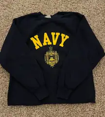 oversized crewneck Navy