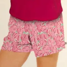 {M} Lauren James Pink Tulip Shorts