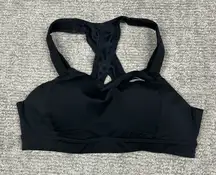 Brooks 36B Sports Bra Black Juno High Impact Wireless 350071 Adjustable