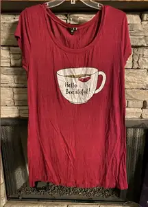 Hello Beautiful Coffee‎ Cup tee