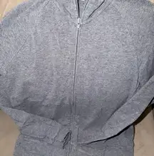 Abella Heather Gray Men's Zip-Up Sweater