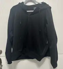 Old Navy Active Black Fleece Jacket