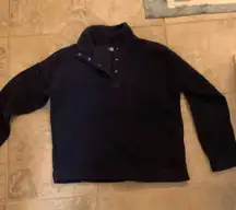 Aerie Long Sleeve Sherpa Dark Blue