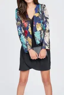 Jealous tomato bright colorful blazer