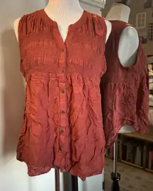 Knox Rose XL Brick Red Tank