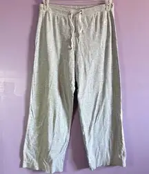 Gloria Vanderbilt 𝅺 Gray Drawstring Pants Size Medium