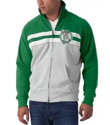 '47 Brand Boston Celtics Gameday Track Jacket Kelly Green/White Size S