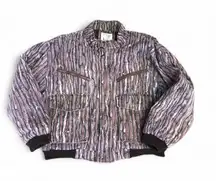 Vintage 80s Y2K Rut Daniels Style Trophy Club Camo Realtree Puffer Bomber Jacket Coat Goose Down  Size XL - Measurement in pics 100% Cotton