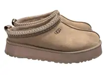 UGG Tazz Mustard Seed  Size 12 Platform Slippers - Beige Pre-Owned
