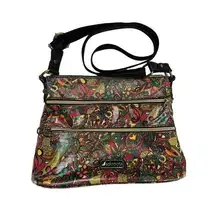 Sakroots‎ Artist Circle Rainbow Spirit Desert Crossbody Bag Purse Coated Canvas