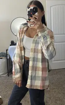 Flannel Plaid Top