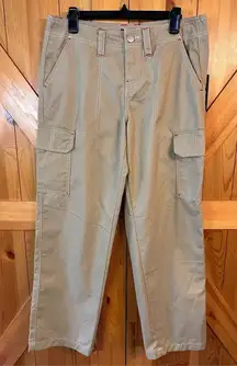 True Religion Women's Military Cargo Pants Beige Travertine SZ 29 NWT $139 (3890