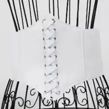 Corset Belt White New S M L