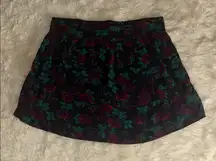 Kimchi Blue Floral Black Skirt