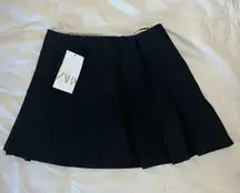 Pleated Mini Skirt