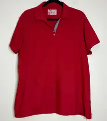 Chick-fil-A Team Style Red Polo Shirt Women's 2XL Recycled Fabric