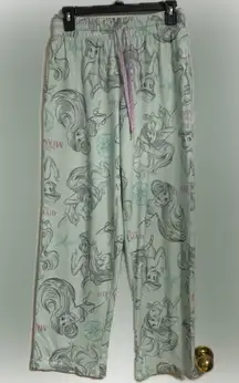 Disney Princess Aqua Women Sleep Pants Pajama Bottoms The Little Mermaid Size S