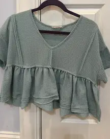 Altar'd State green blue top