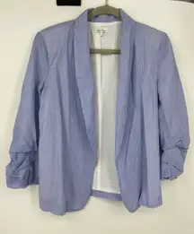 Rays for days, vintage, cotton, sear sucker, pin stripe women’s jacket, size‎ M