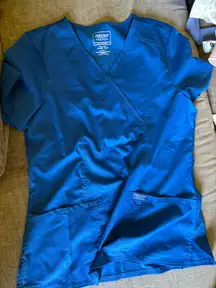 Cherokee Scrub Top Royal Blue