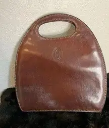 I Ponti Firenze Genuine Leather egg hand  Bag Purse - Made in Italy