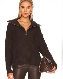 Syndys Jax Knit Pullover in brown. Size XXS. NWT IN BAG