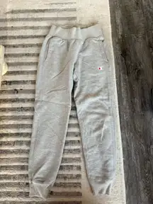 Grey Champion Cuffed Sweatpants Elastic Waist XS
