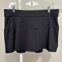 Victoria Sport Black Tennis Skirt size large