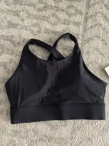 NWT  Black Sports Bra