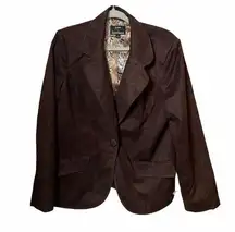 Vintage Dennis by Dennis basso suede blazer brown