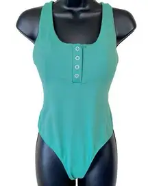 Bombshell Sportswear The Perfect Bodysuit in green tea